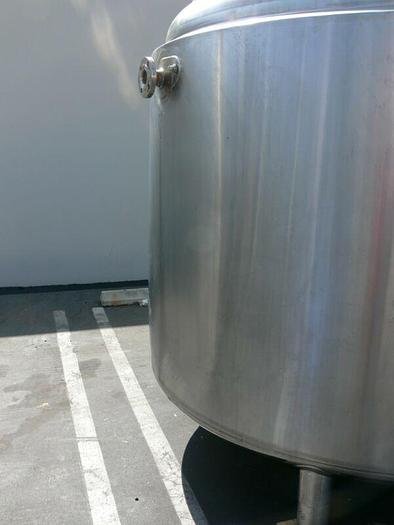 Used Feldmeier 4500 Liter 316L SS Jacketed Reactor w/ Agitator 30 PSI FV &100 PSI