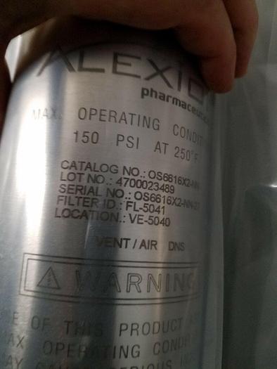 Alexion Filter Cartridge Housing OS661 Medical Pharmaceutical