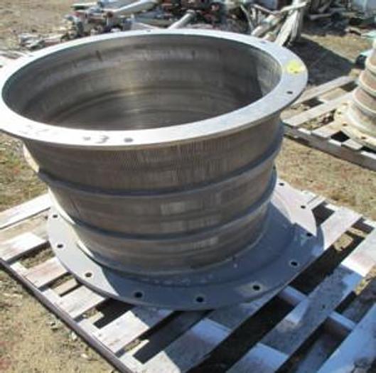 Used BLACK CLAWSON 24PSPH S/S 4 FOIL ROTOR SLOTTED BASKET