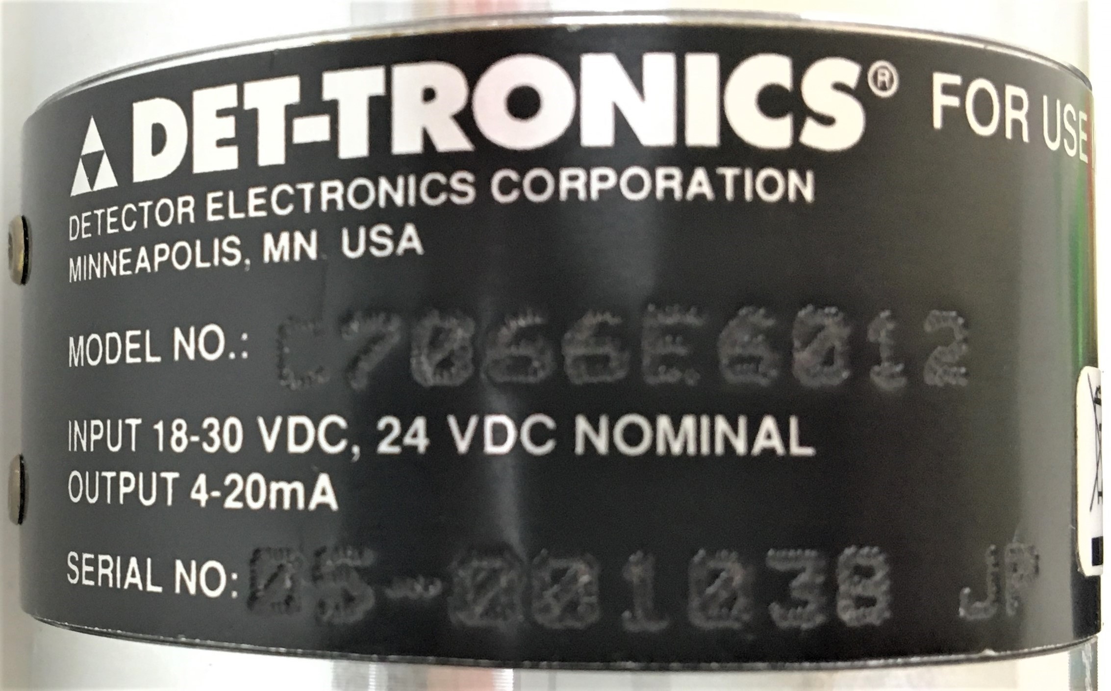 Used Det-Tronics Eagle Quantum EQ2203DCU Digital Communication Unit with CO Sensor