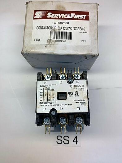NEW SERVICE FIRST 30A CONTACTOR CTR02580 Fast Shipping!