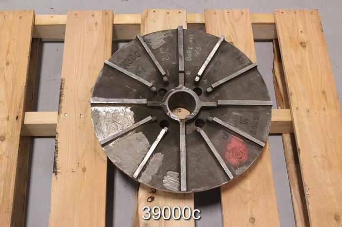 Used Goulds 3500 Pump Impeller, 4Vane, 18" Diameter #39000