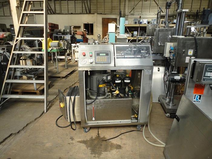 Used Homogenizer, 316 Stainless Steel, 2-Stage, 26 GPH, Micro Fluidizer #C740818