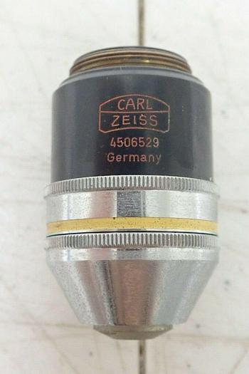Used Carl Zeiss Germany 4506529 Pol 10/0.22 160/- Microscope Objective