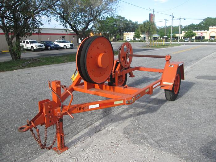 Used Single Axle Cable Reel Trailer