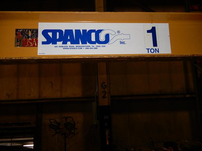 Used SPANCO ONE TON STEEL GANTRY