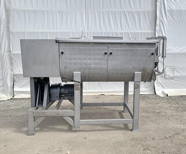 Used USED DOUBLE PADDLE BLENDER, 64 CUBIC FEET, JACKETED