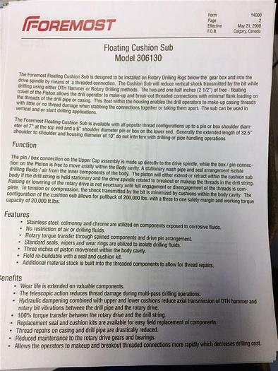 Used 0 Foremost Barber 306130