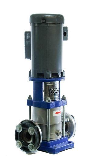 Used Goulds 2SVB1D1B0 SSV Multi-Stage Vertical Booster Pump w/ Baldor VL1306 (7441) G