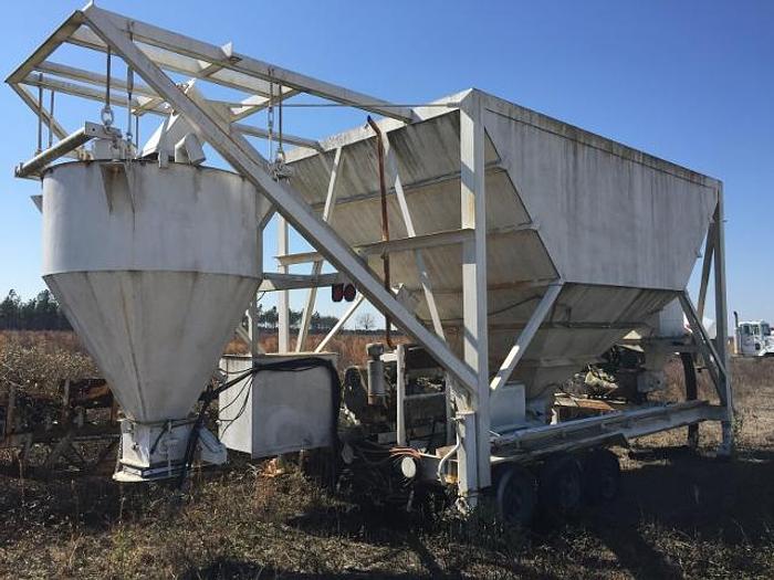Used Stephens Portable Low Profile Concrete Batch Plant