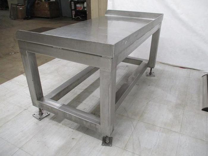 Used Table; Stainless steel heavy duty; 6'x40"