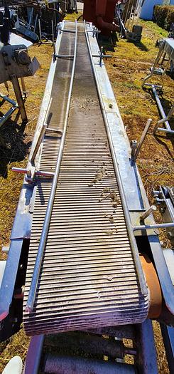 Used Przenośnik (transporter) z taśmą antypoślizgową "EMPTING"