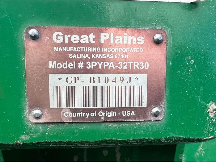 Used 2013 Great Plains 3pypa 32tr30