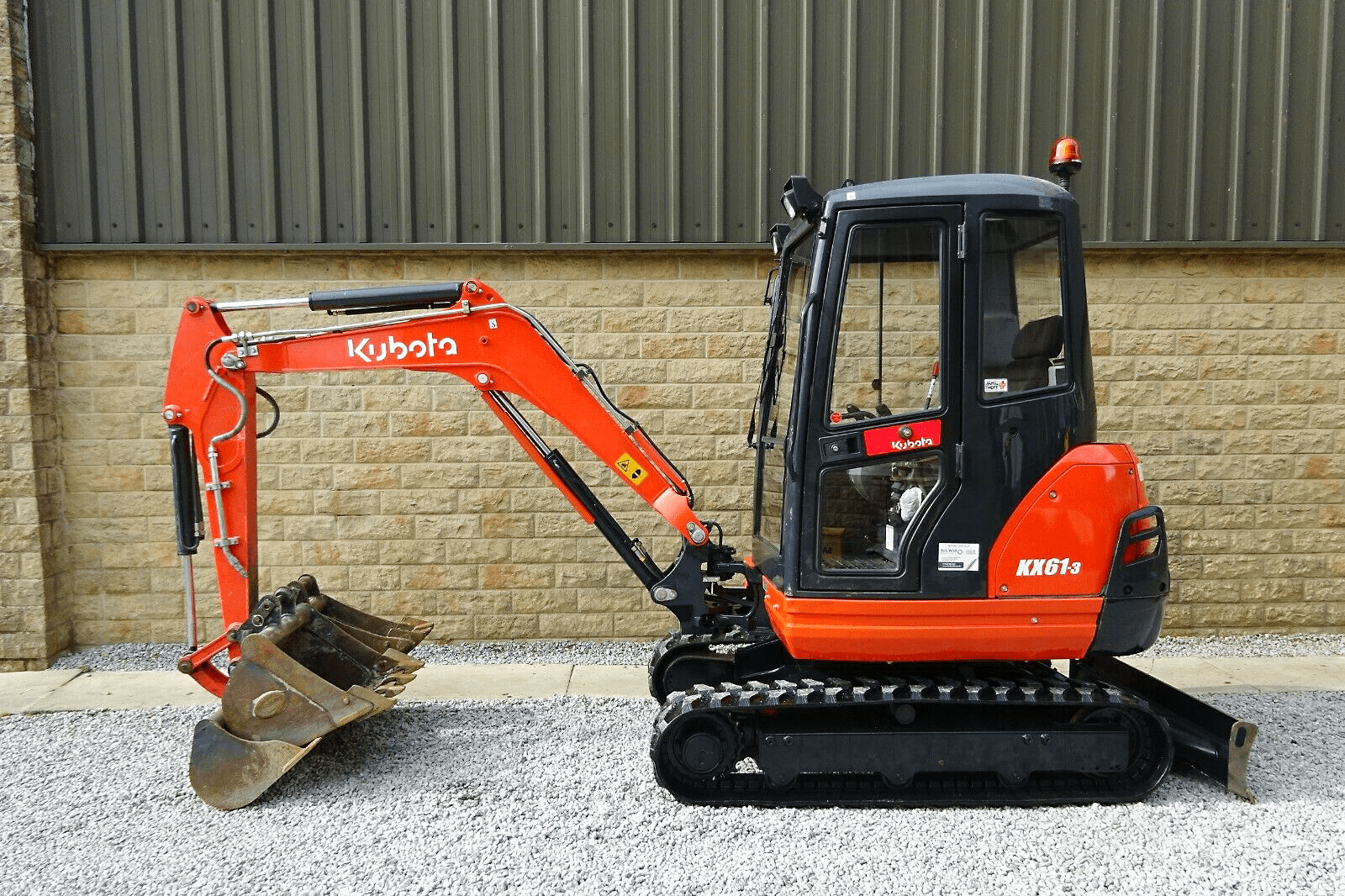 Used Kubota KX61-3 Mini Excavator 2015