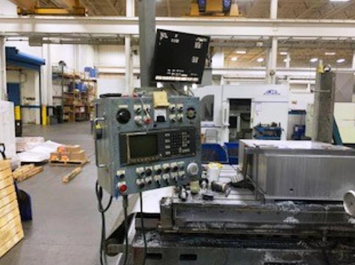 Used 6" Giddings & Lewis CNC Horizontal Boring Mill, Model 70H-6T, Table 60" X 98", X=80", Y=60", 1120 rpm, 30 hp