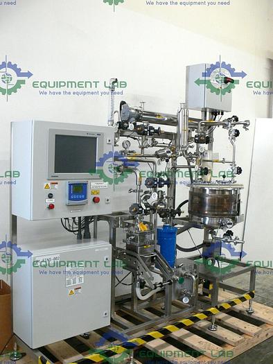 Used ABEC 50 Liter Process Finishing Skid w/ Heat Exchanger, SPX Mixer & Strainer