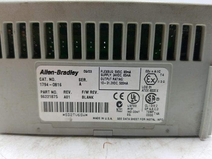 Used Allen Bradley 1794-OB16 Ser A
