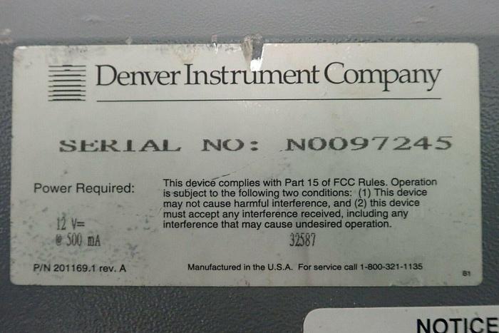 Used Denver Instrument XS-310D Lab Scale