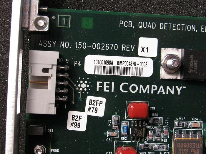 Used FEI Company 150-002670 Rev. X1 CLM Electrostatic Optics Quad Detection