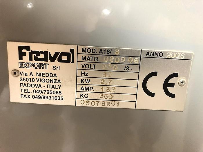 Used 2006 Fravol A-16 S Countour Edgebander