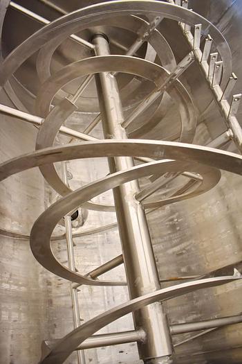 Used 100 CU. FT. SCOTT RIBBON BLENDER – S/S – JACKETED – 5 HP (#9636)