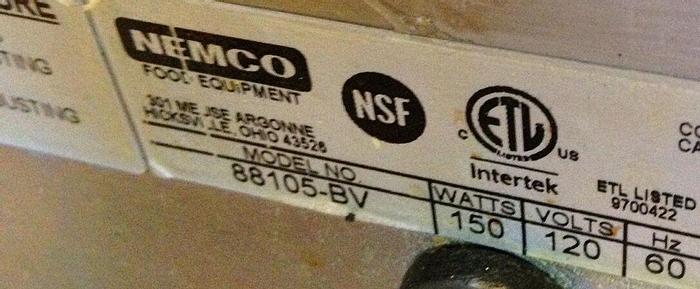 Used Nemco Countertop Food Warmer 88105-BV