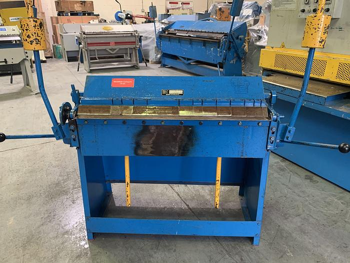 Used Walton 1000mm x 1.5mm box and pan folder