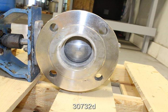 Used Neles Jamesbury R23CAV3CCJDV 3" V-Ball Control Valve #30732