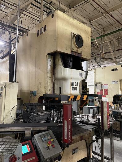 Used 121 ton AIDA single pt. Gap Frame Press