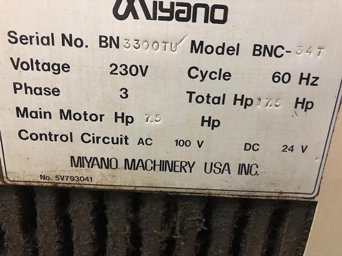 Used 1994 MIYANO BNC-34T