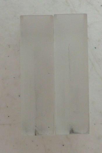 Used (2) Fisher Scientific 283 QS 1.000 14-385-928A Quartz Micro Cells Cuvettes