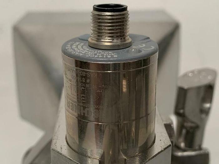 Used Bosio Stainless Steel 2850 Powder Passage System w/Rechner KAS-80-30-A-Y5 Sensor