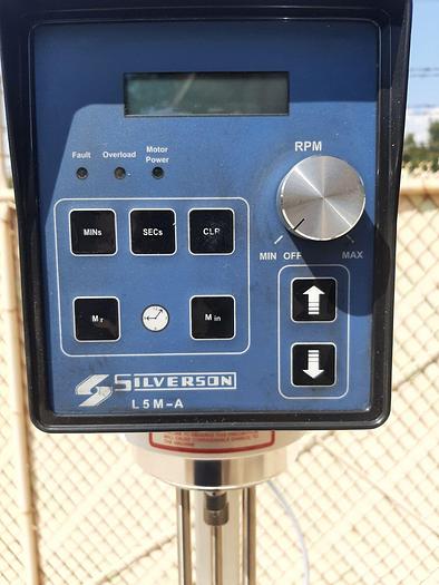Used Mixer, High Shear, Silverson, Model L5M-A, 1 HP, 316 Stainless Steel #S744784