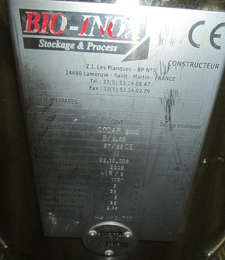 Used 2002 BIO INOX 110 litres