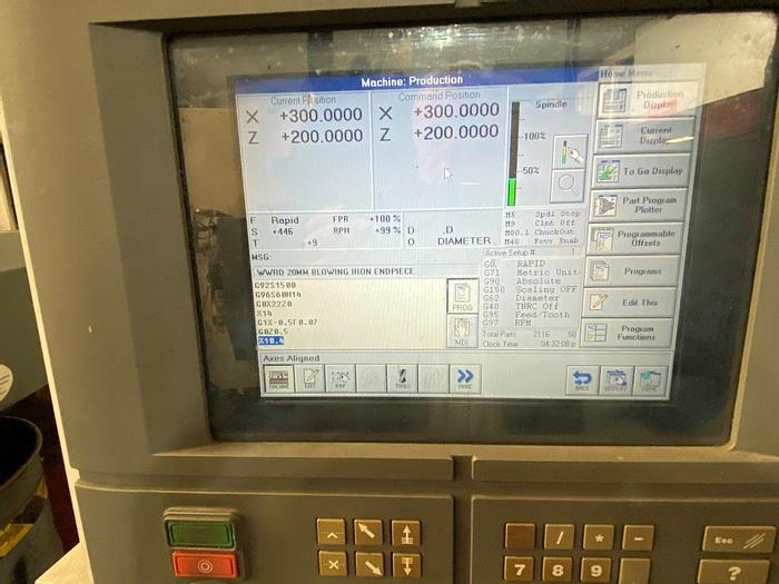 Used 1998 Cincinnati Milacron Hawk 150 CNC Lathe