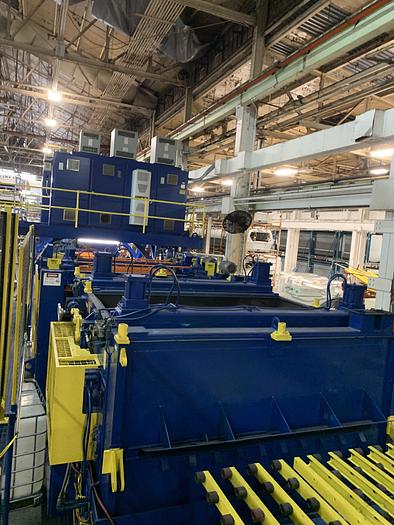 Used 84" Automatic Feed Co. Blanking Coil Feedline