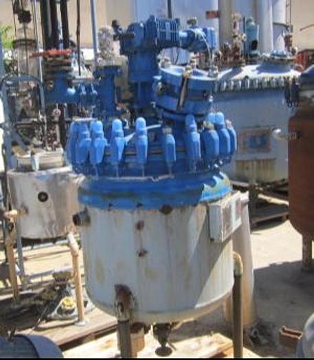 Used Reactor, 50 Gallon, Glass Lined, 150 PSI, Jkt, Pfaudler, #S738230