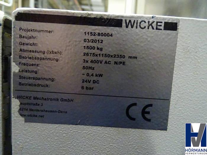 Gebraucht 2012 Wicke