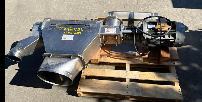 Used Screen, Rotary, 10" x 24", S/St, Kason, Centri-Sifter #S744838