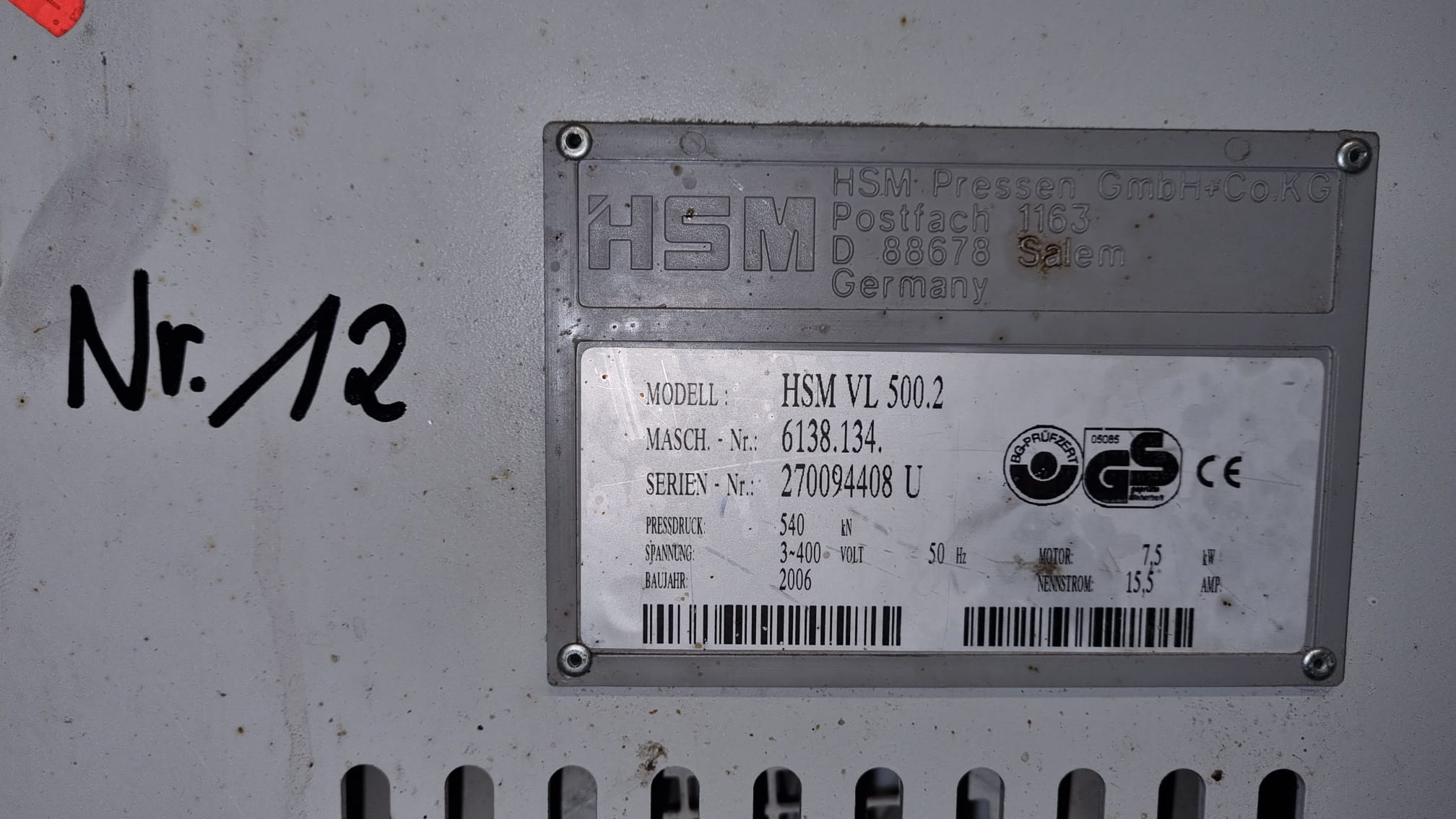 Gebraucht 2006 HSM VL 500.2 (6)#9858
