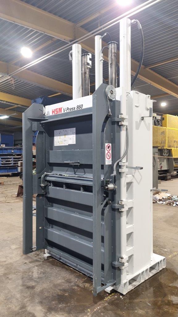 Gebraucht HSM Vertikal-Ballenpresse, Typ V-Press 860 plus