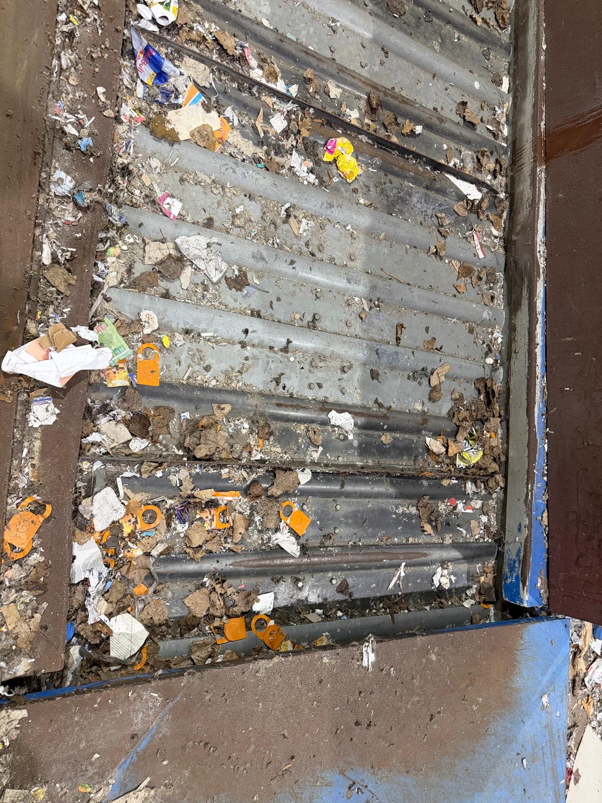 Gebraucht Stahlplatten- und Kettengurtförderband