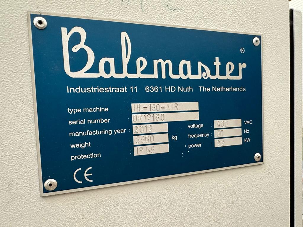 Gebraucht Shredder Anlage Balemaster HL160-Air