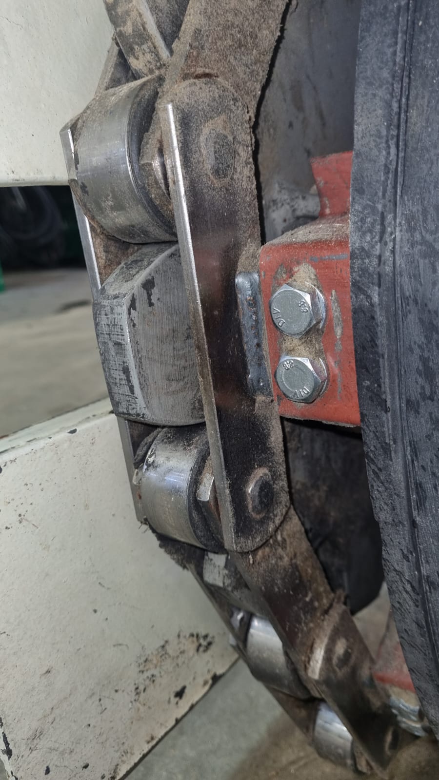 Gebraucht Kettengurtförderband Kurrle