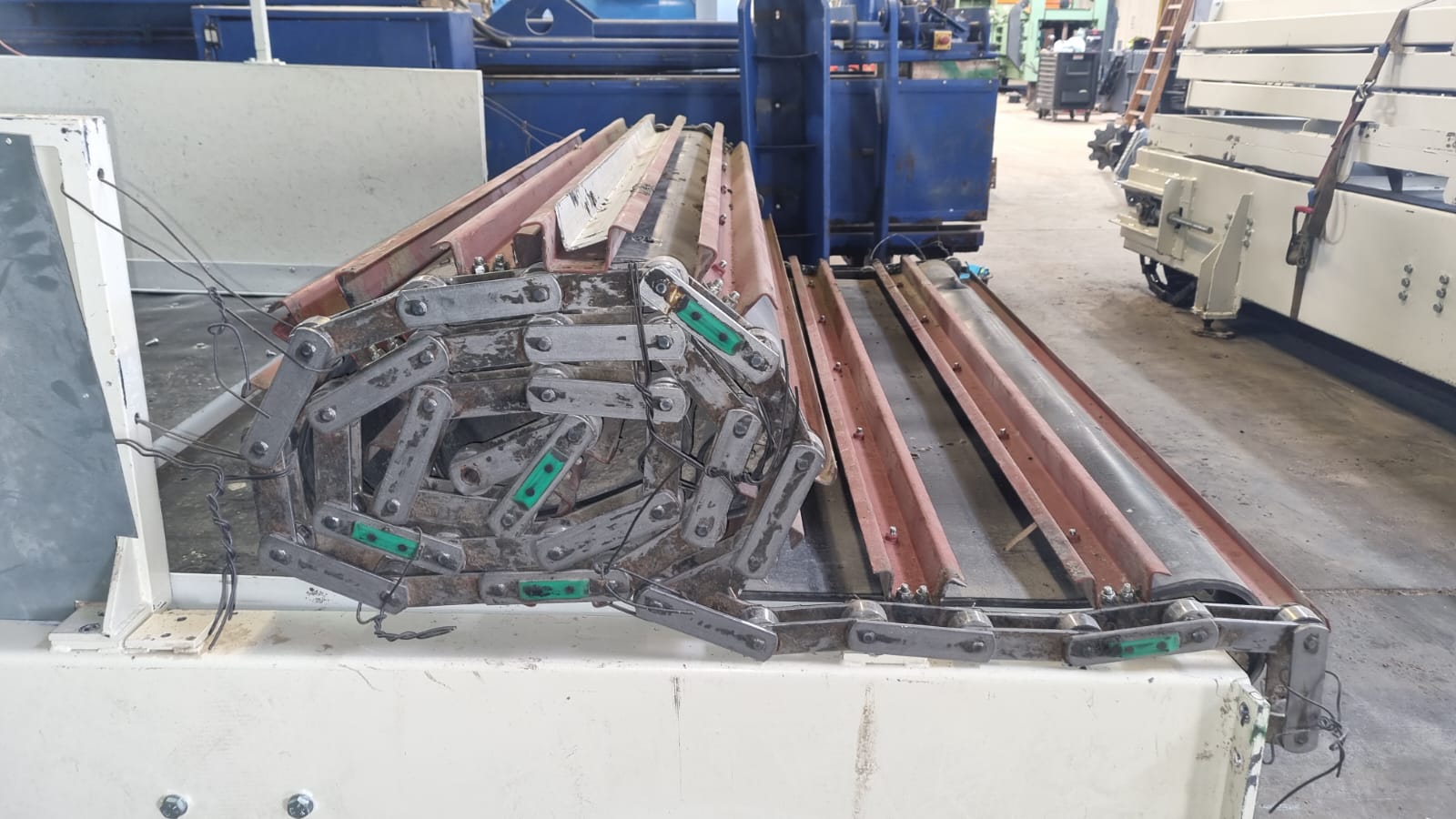 Gebraucht Kettengurtförderband Kurrle