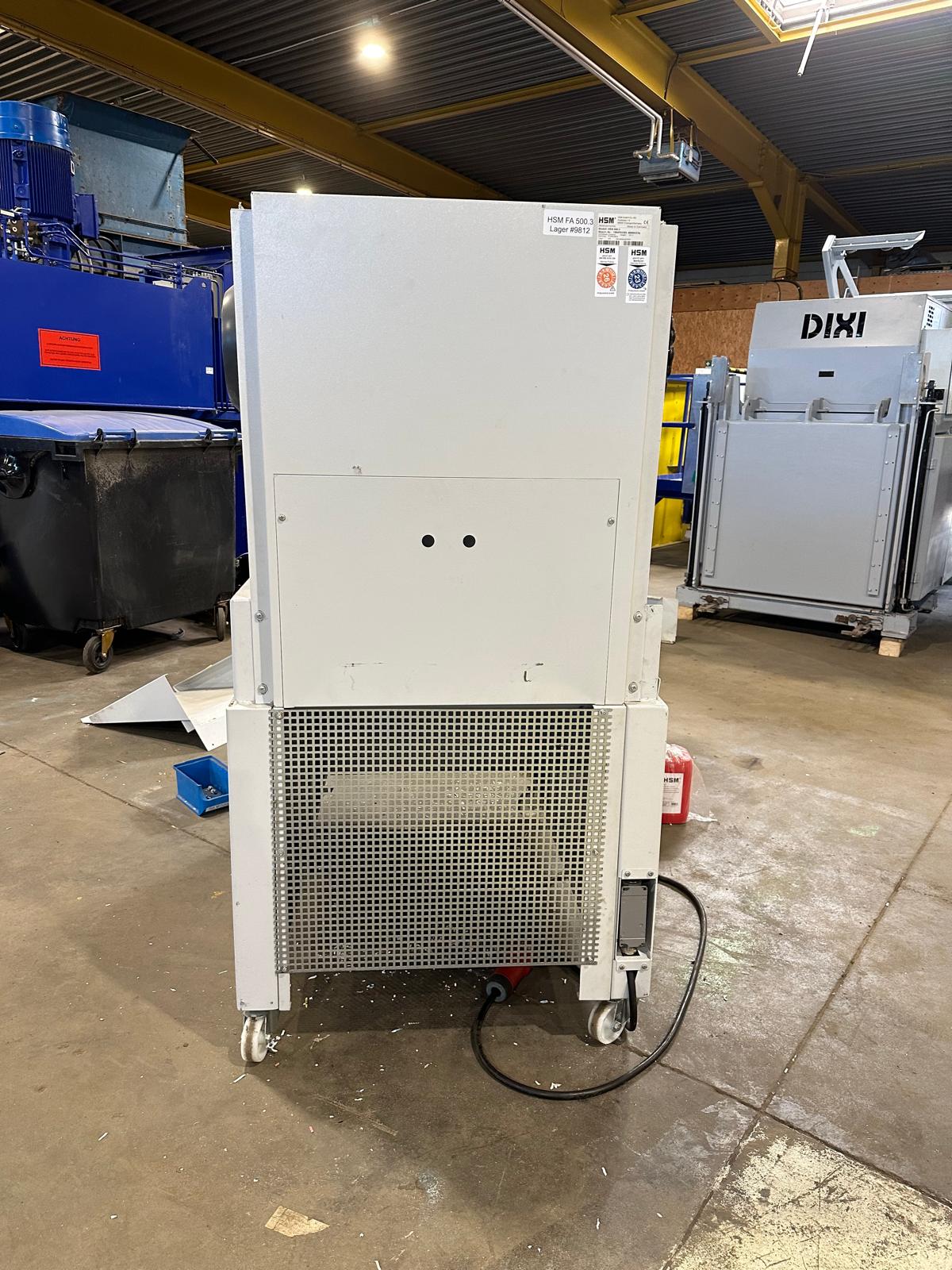 Gebraucht Aktenvernichter HSM Powerline FA 500.3, für Großmengen