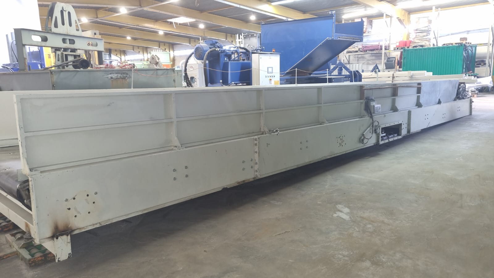 Gebraucht Kettengurtförderband Kurrle