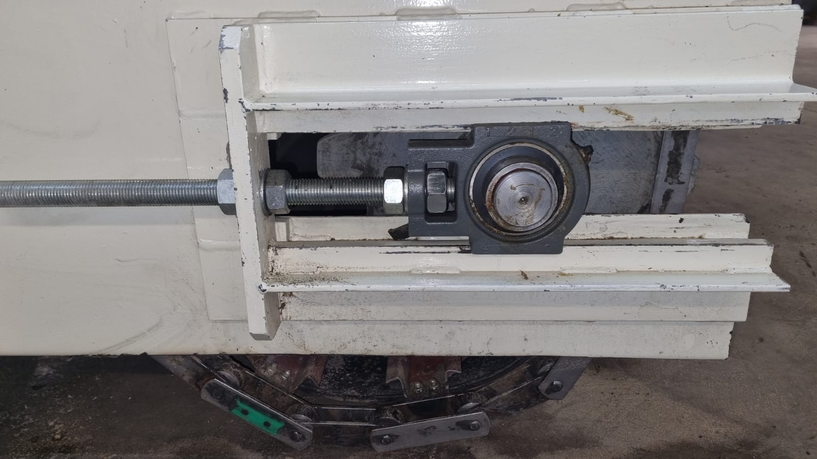 Gebraucht Kettengurtförderband Kurrle