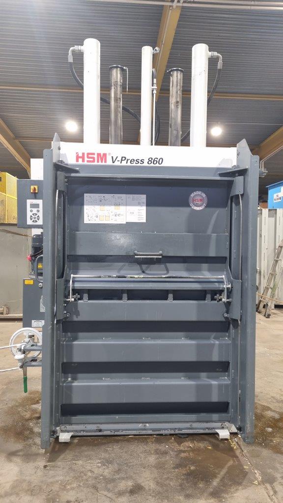 Gebraucht HSM Vertikal-Ballenpresse, Typ V-Press 860 plus