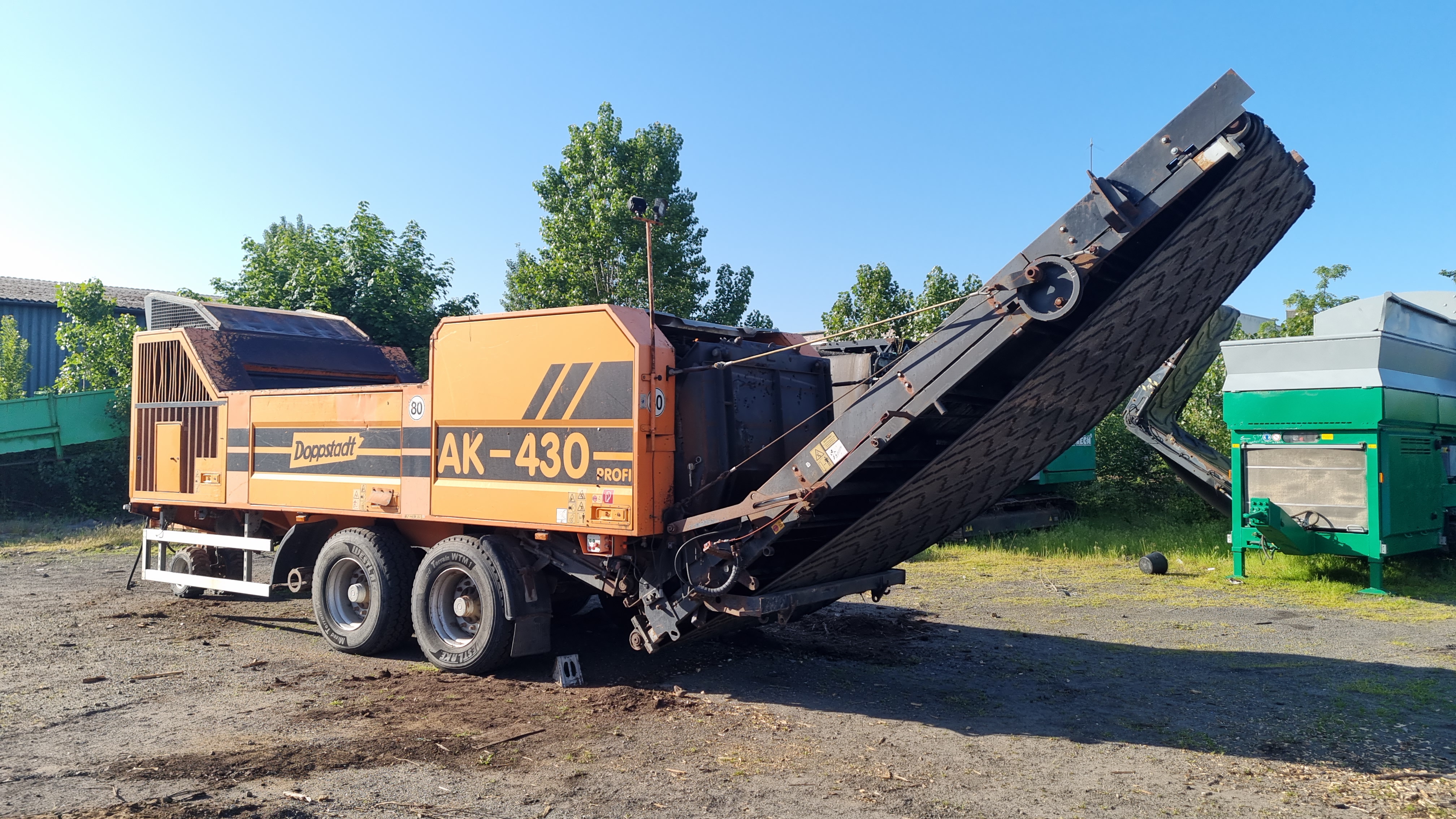 Gebraucht Mobiler Zerkleinerer Doppstadt AK 430 Profi, Baujahr 2004, inkl. Funkfernsteuerung
